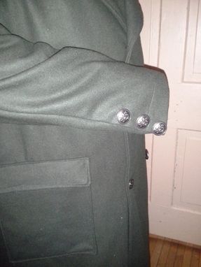 Custom Made Men's Double Breasted Wool Coat - Based On Fringe