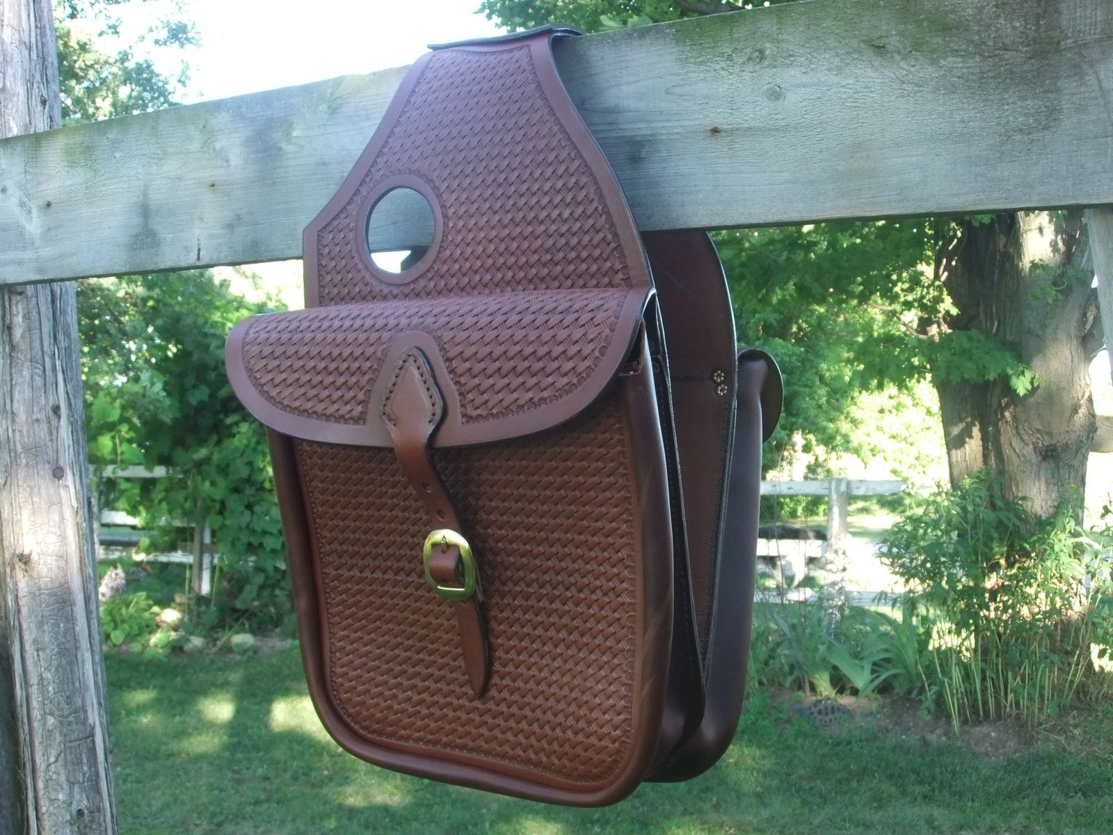 Handmade Leather Saddle Bags by The Saddle Shack | 0