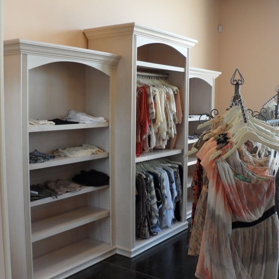 Custom Made Clothing Boutique Display Case by Wood'n Things