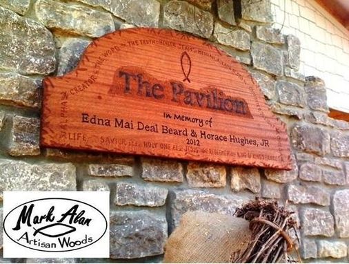 Custom Made Hand Carved Sign