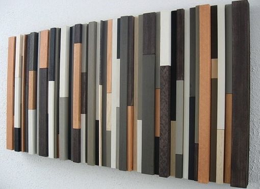 Custom Made Modern Rustic Wood Wall Art