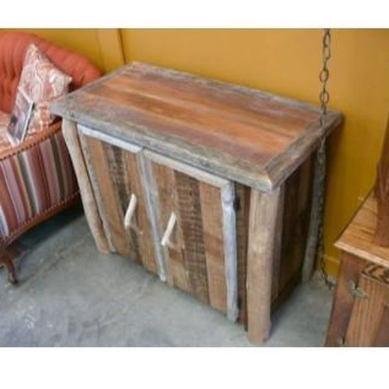 Hand Made Rustic Driftwood Reclaimed Wood Tv Stand by Majestic Rustic