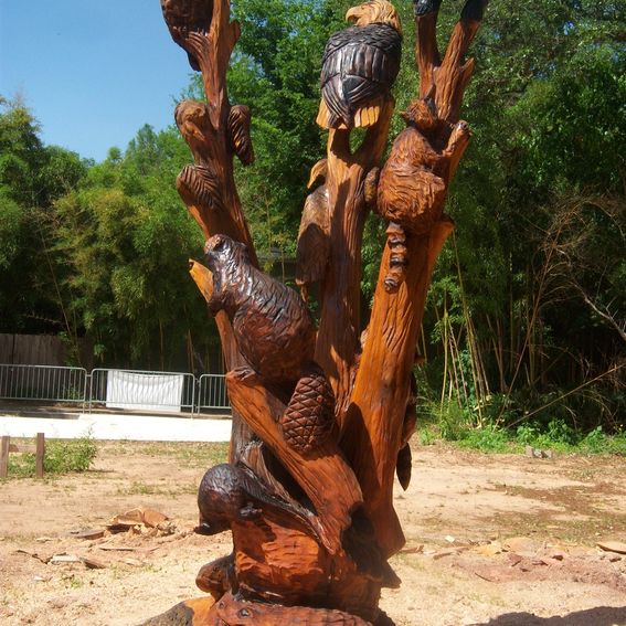 Handmade Onsite Stump Carving by Artistry In Wood | CustomMade.com