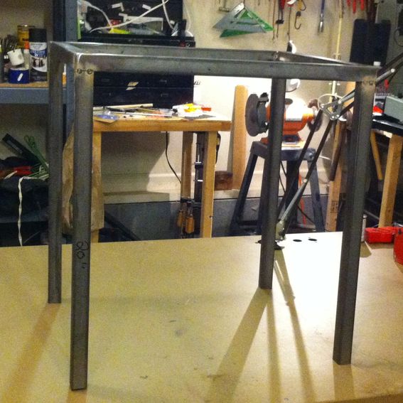 Hand Made Mini Fridge Stand by Bama Metal Fab