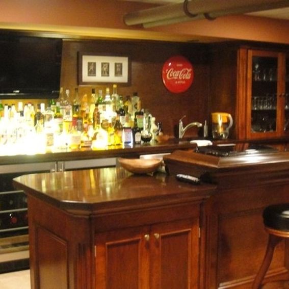 Custom Home Bar by Summit Homecrafters C.O