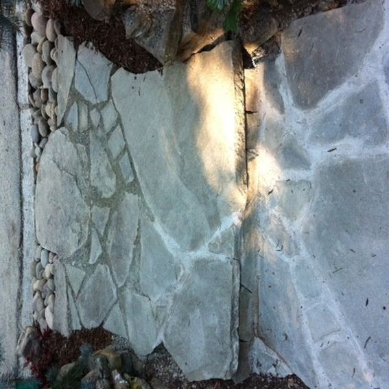 Hand Made Outdoor Stone Landscape Art by A Yard & A Half Outdoor