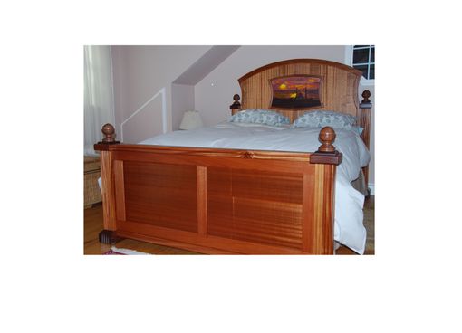 Custom Made Mahogany Bed