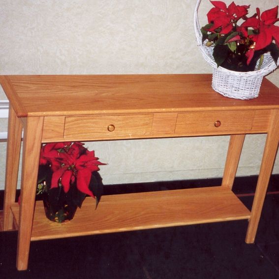 Custom Made Sofa Table by Windy Woods Custom Design