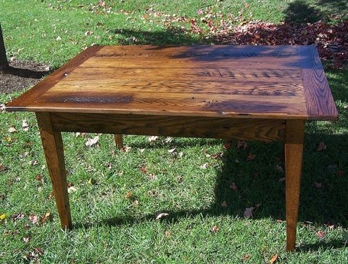Custom Made Solid Oak French Country Table