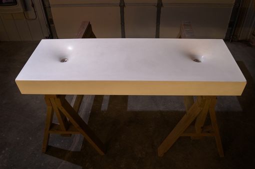 Custom Made Twin Crater Sink (Concrete)