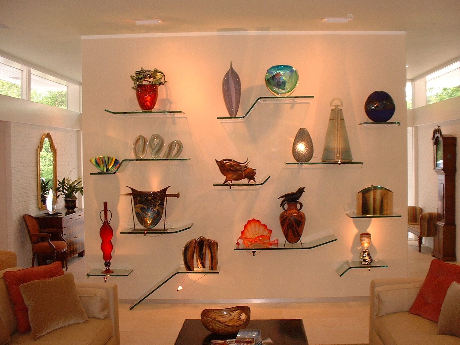 How To Display Art Glass Collection