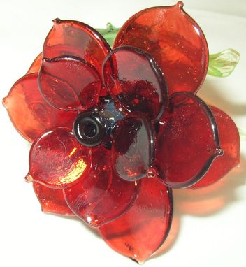 Custom Made Glass Rose's