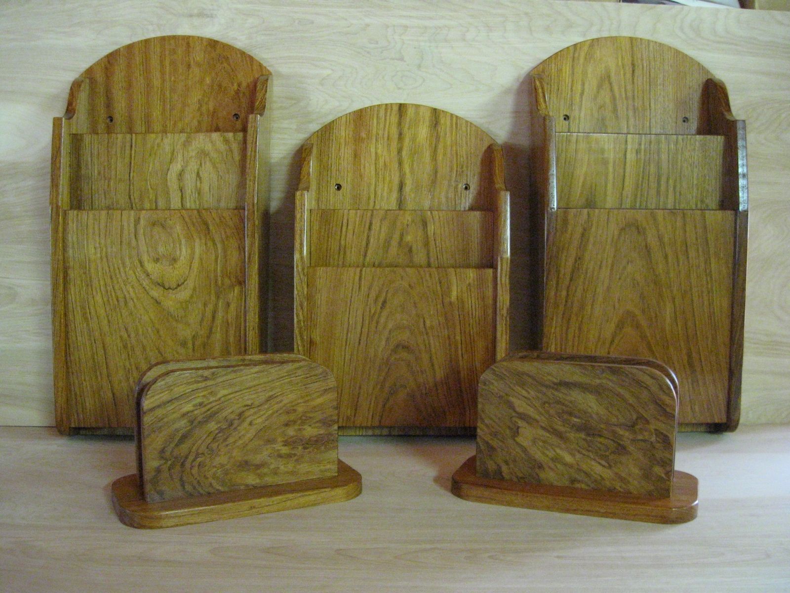 Hand Made Restaurant Menu Holders by Woodworking Plus