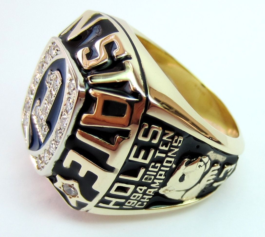 Custom Penn State Championship Ring by Limpid Jewelry Inc