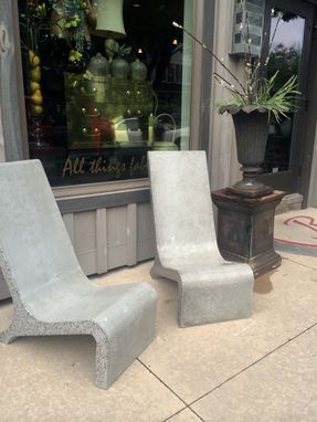 Custom Made Concrete Adirondack Chair