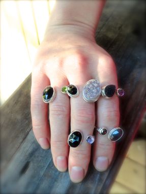 rings birthstone fabricated hand reclaimed stones customers sterling order silver custommade