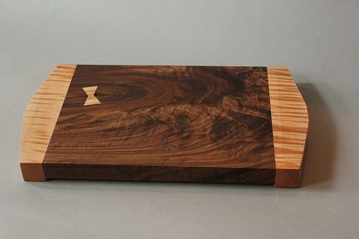 Custom Made Walnut And Curly Maple Cutting Board