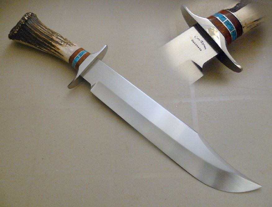 Hand Made Bowie Knife by Cote Custom Knives