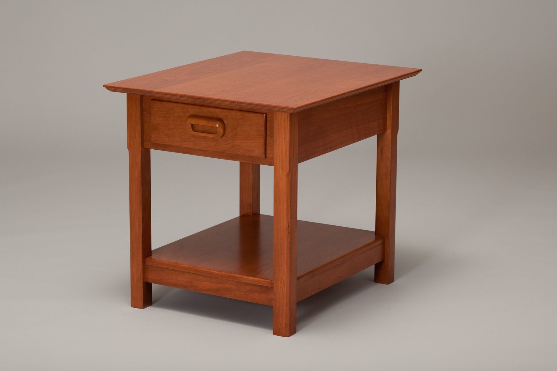 Hand Made Cherry End Tables by Downing Fine Woodworking