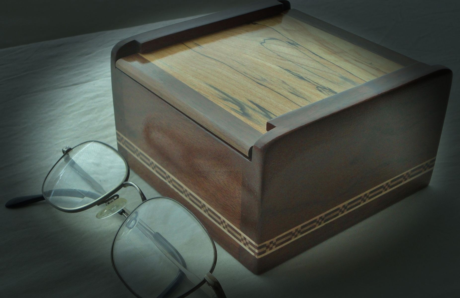 Hand Made Walnut Keepsake Box By July S Woodworks Llc CustomMade