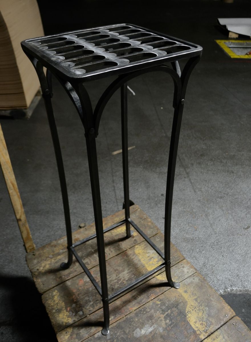 Custom Iron Plant Stand by Red