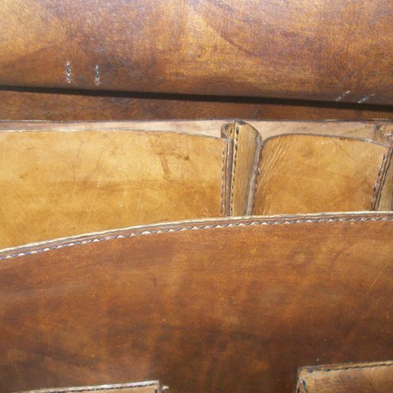 Hand Made Custom Leather Briefcase With Personalization by Kerry's Custom Leather