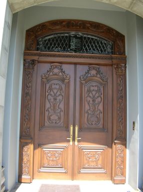 Custom Made Italian Carved Entry Door