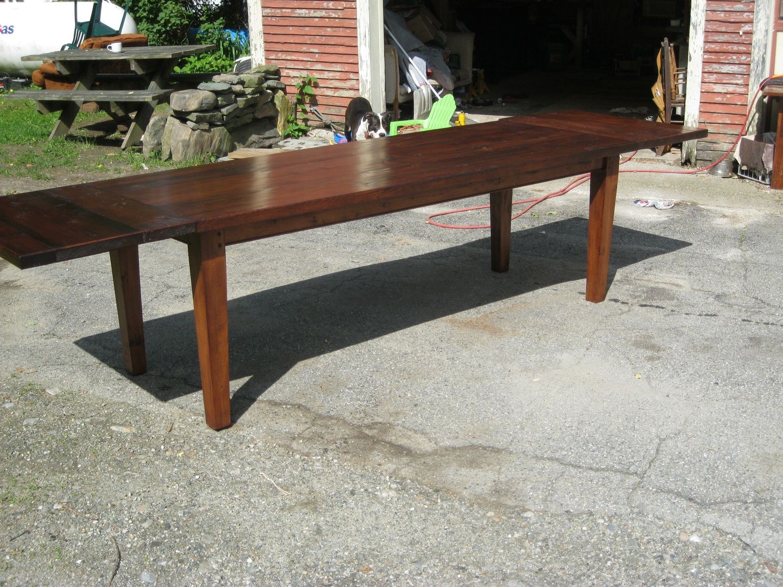 Handmade Vermont Reclaimed Lumber Farm Table by Spaulding's Furniture