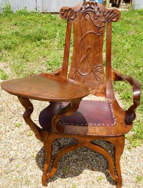 Custom Made Art Nouveau Writing Chair