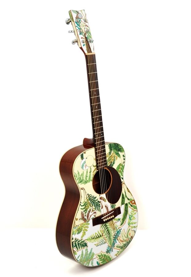 Custom Made Modified Acoustic Guitar With Collage by Infinity Arts