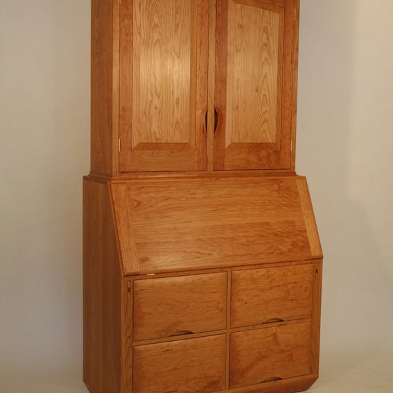 Custom Made Slant Top Desk by Joseph Van Benten Furnituremakers