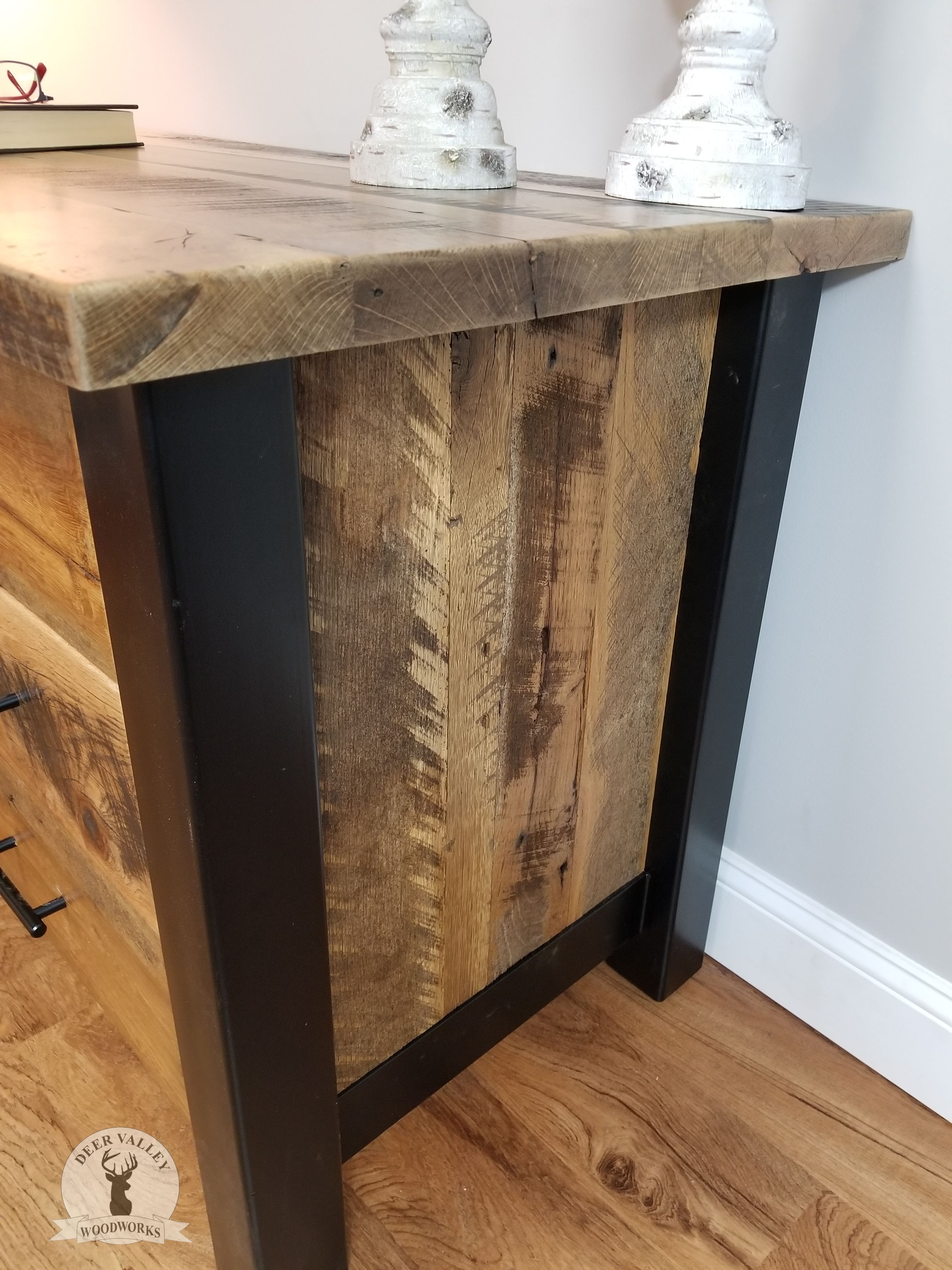 Buy Handmade Reclaimed Wood Office Desk Barnwood Computer Desk Rustic