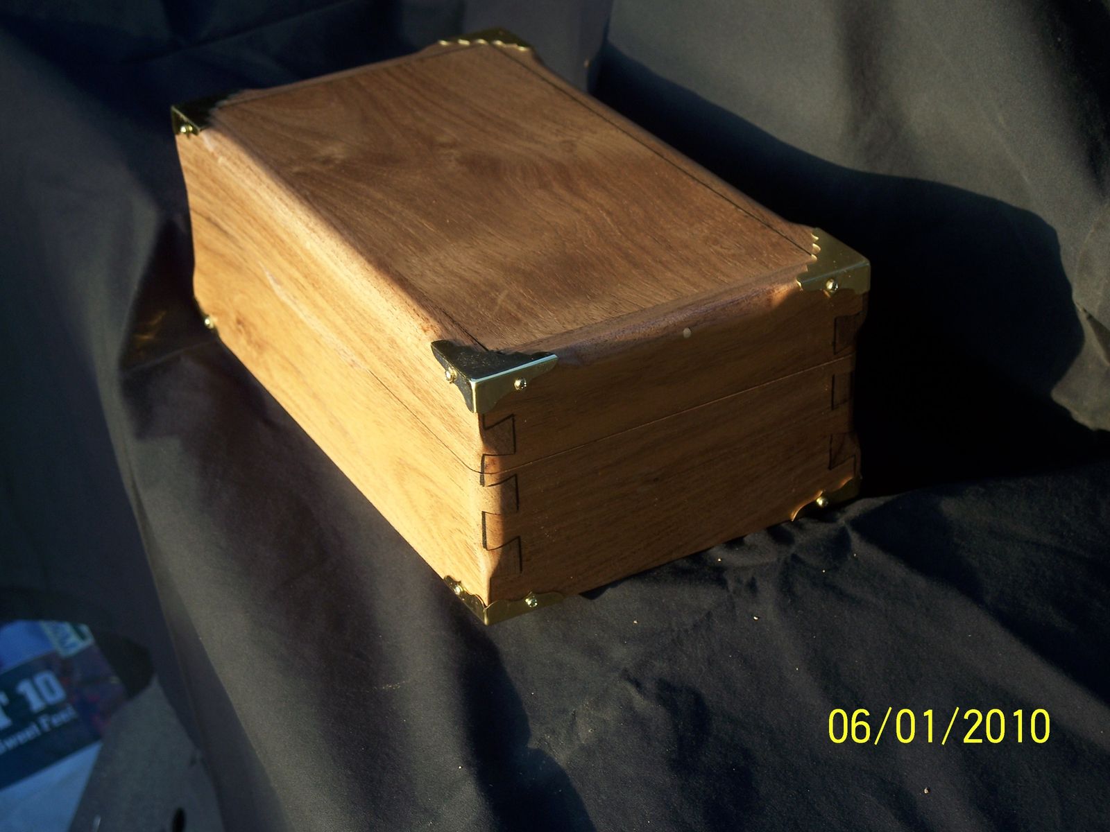 Handmade Mesquite Jewelry Box by J & J Wood Products