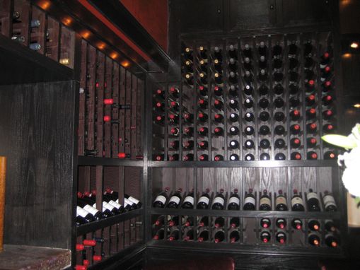 Custom Made Maple Wine Cellar