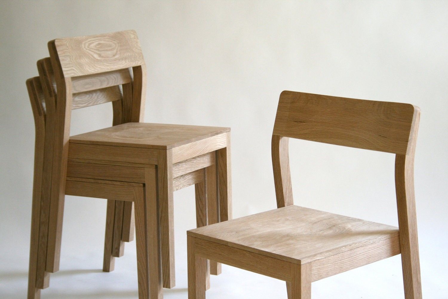 Hand Made Stackable Wood Dining Chair by Kapel Designs | CustomMade.com