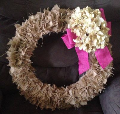 Custom Made Burlap Wreaths