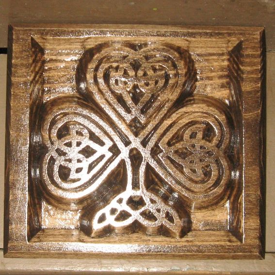 Handmade Celtic Knot Carvings by The Old Man's