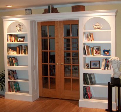 Custom Made Arched Bookcases