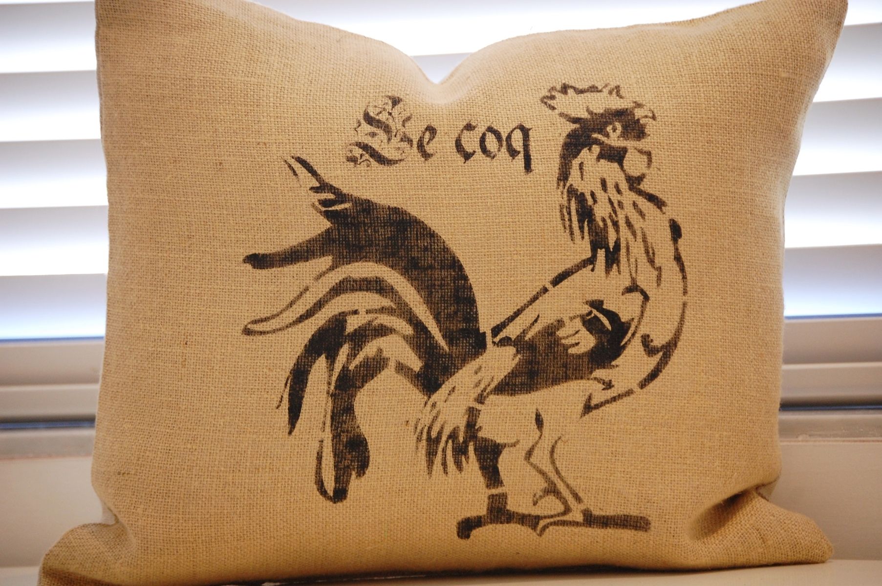 rooster shaped pillow