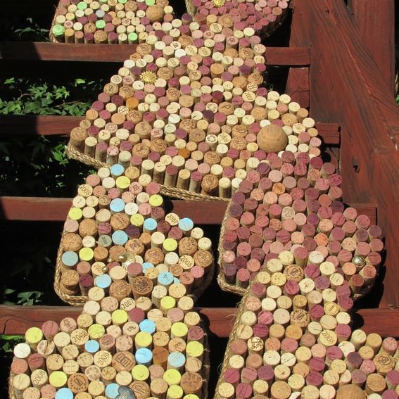 Custom Heart Shaped Cork/Pin Boards Using Recycled Wine Corks by