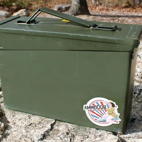 Handmade Ammodor .30 Cal Ammo Can Cigar Humidor The 30 Deluxe by