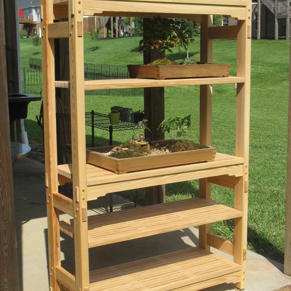 Handmade Garden Shelving Unit by Wonder Woodworking