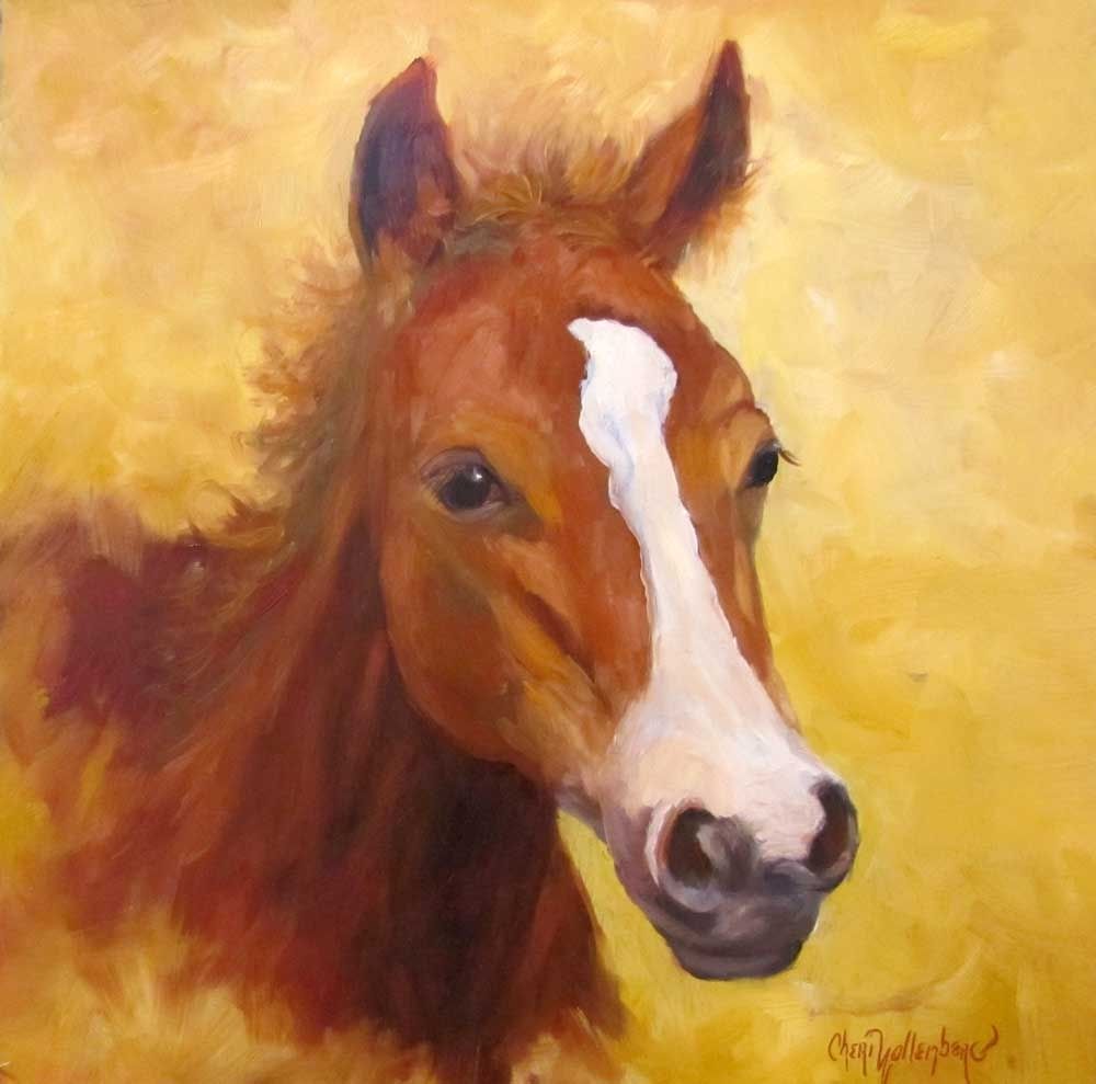 Custom Horse Painting Oil On Canvas by Original Oil