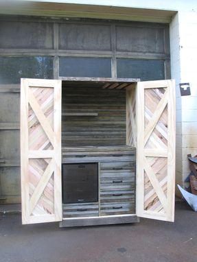 Custom Made Reclaimed And Sustainably Harvested Wood Merry-Makers Hutch