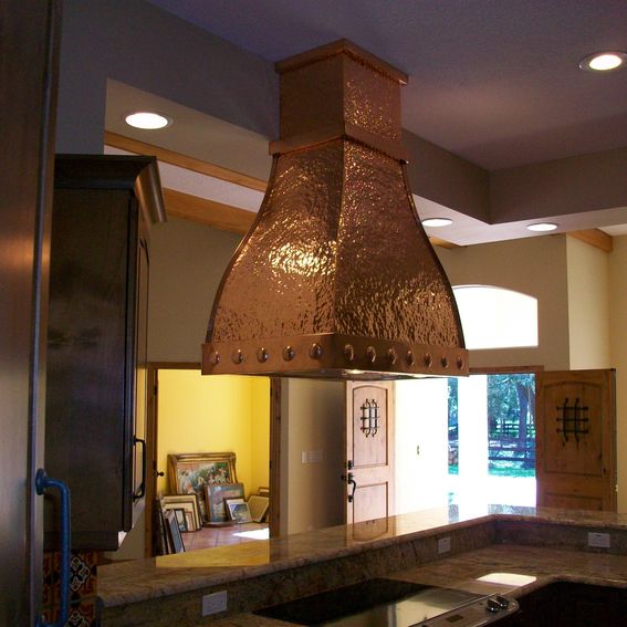 Hand Crafted Variety Of Custom Range Hoods by Ejmcopper, Inc‎.