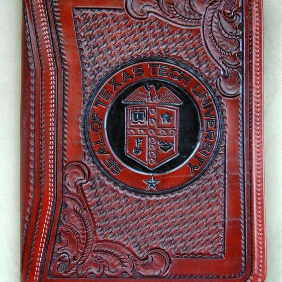 Handmade Custom Leather Portfolio by Texas Custom Crafts