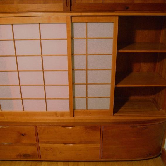 Hand Crafted Shoji Screen by Joseph Murphy Furniture Maker