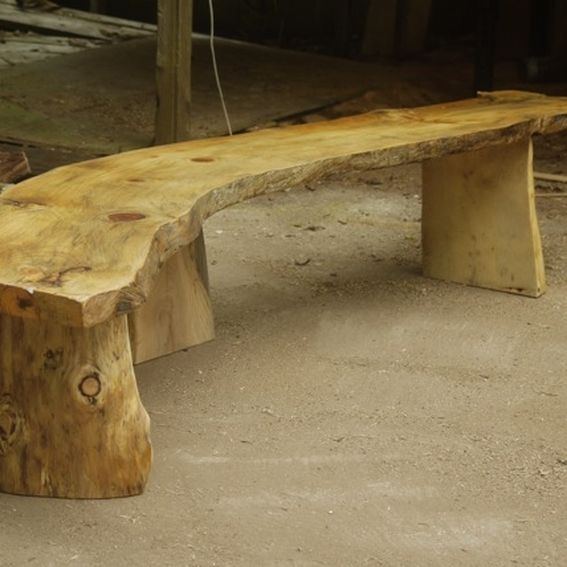 Handmade Outdoor Bench by Rustic Elegance