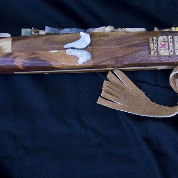 Hand Made Custom Acacia Wood Walking Stick In Mahogany Case by Artisans Of The Valley