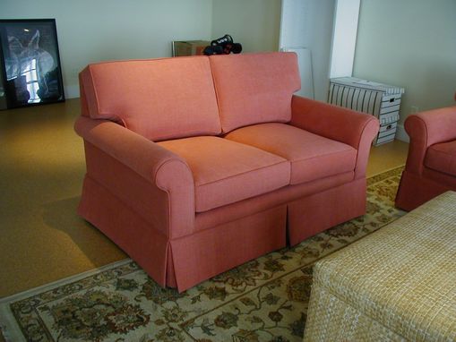 Custom Made Upholstered Pillow Back Lawson Sofa & Love Seat
